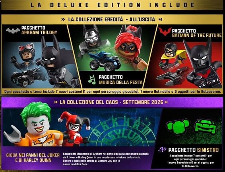 LEGO Batman Legacy Of The Dark Night (L' Eredita' Del Cavaliere Oscuro) Deluxe Edition PS5 UK - 2