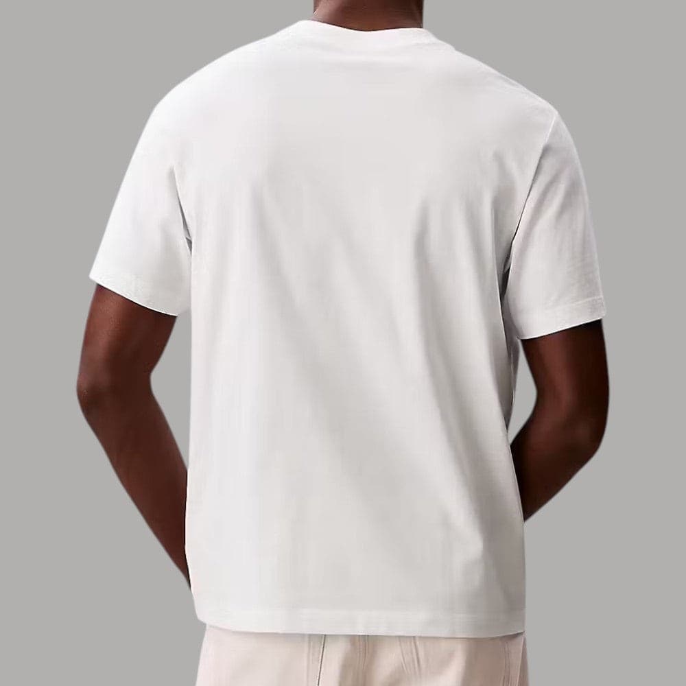 T-shirt Calvin Klein Logo Rilievo Cotone Regula Fit - 9
