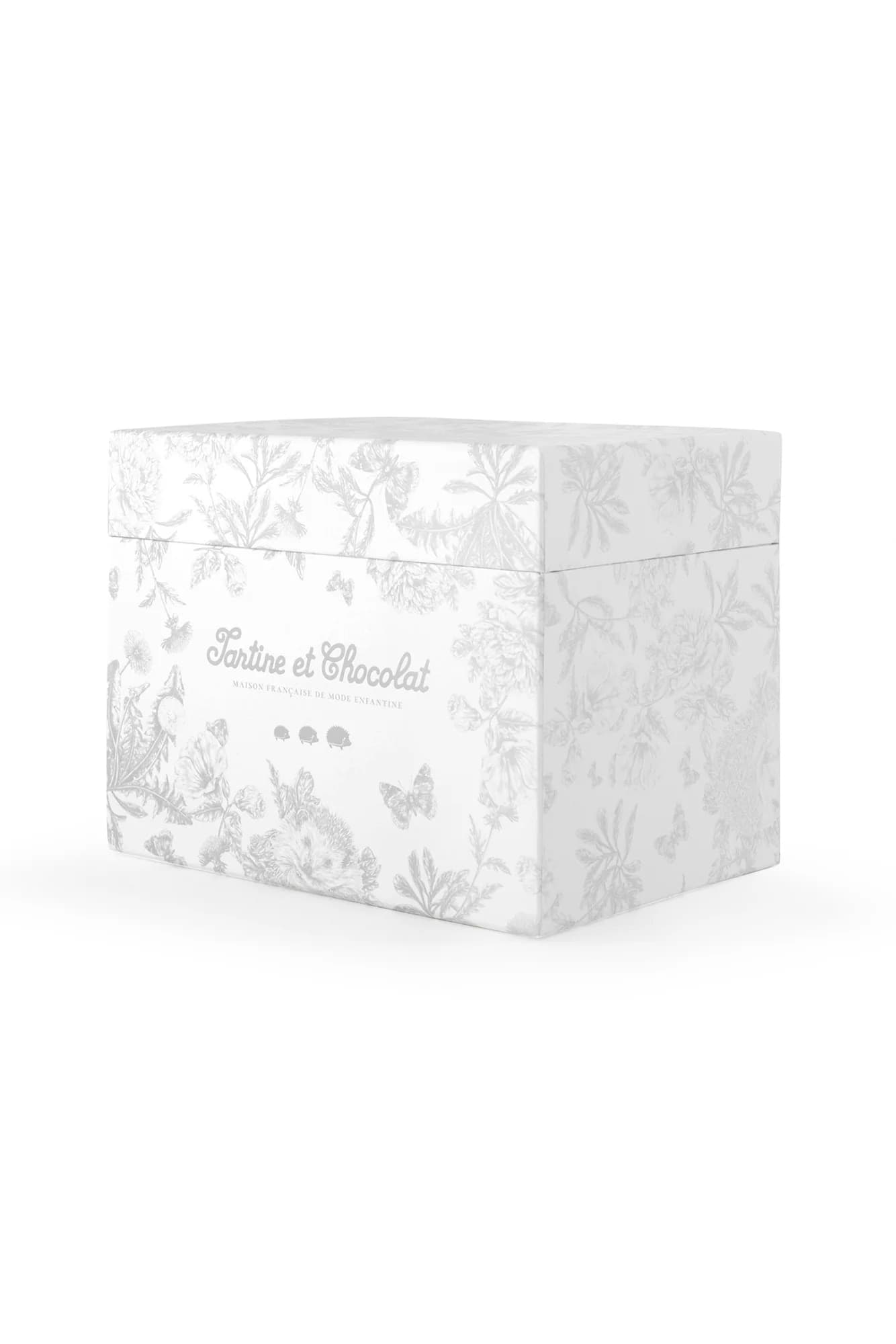 Coniglietto Musicale Tartine et Chocolat Toile de Jouy – Grigio