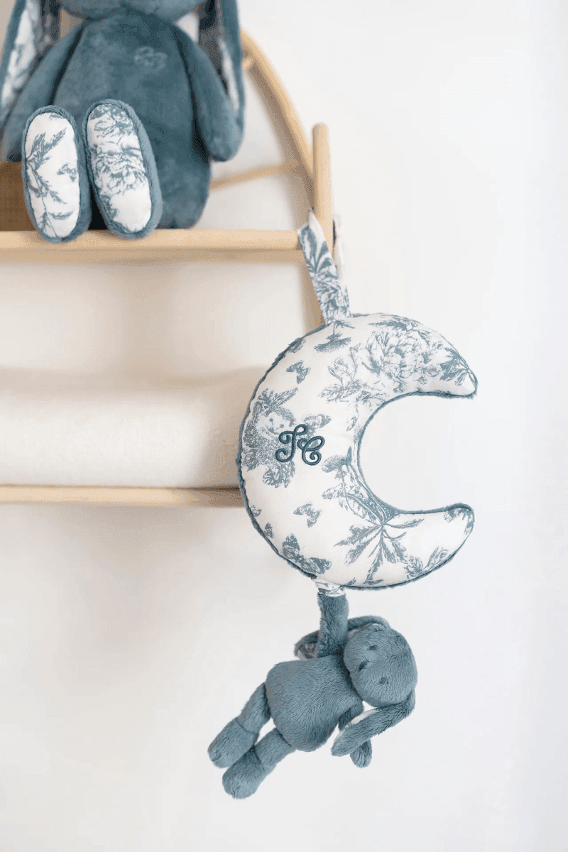 Coniglietto Musicale Tartine et Chocolat Toile de Jouy - 2