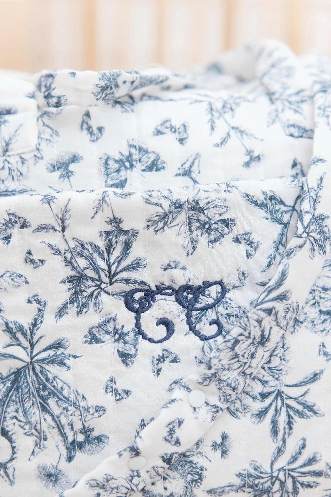 Borsa per Pannolini Tartine et Chocolat Toile de Jouy – Blu