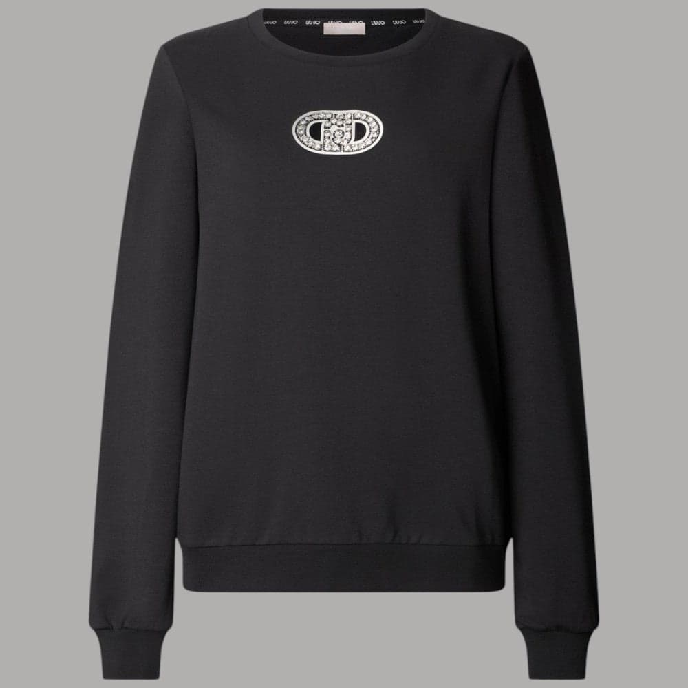 Felpa Cotone Liu Jo con Dettagli Gioiello – Comfort & Eleganza - 5