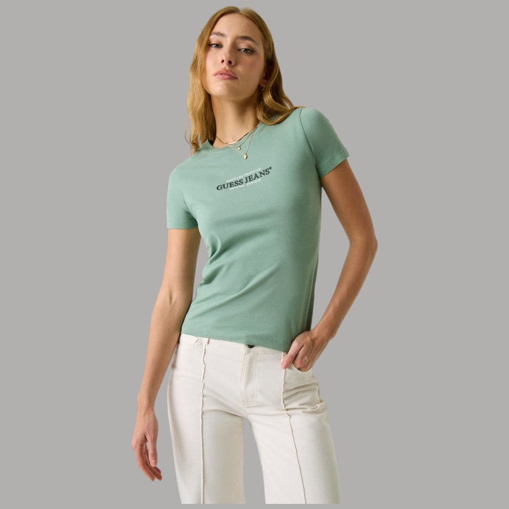 T-shirt Guess GJ Slim in Cotone Stretch Manica Corta - 10