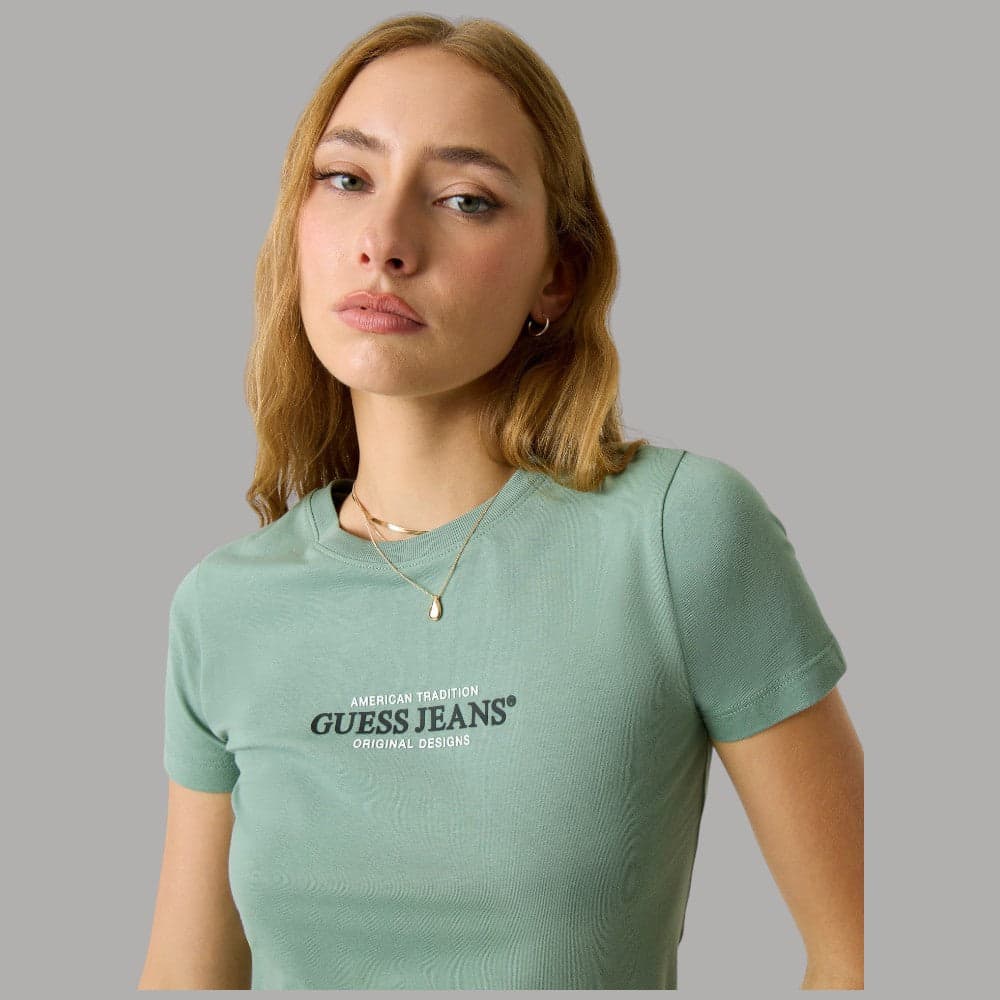 T-shirt Guess GJ Slim in Cotone Stretch Manica Corta - 2
