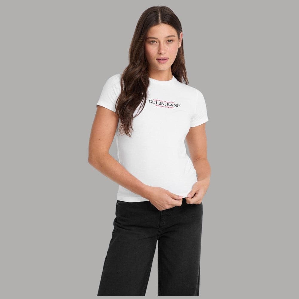 T-shirt Guess GJ Slim in Cotone Stretch Manica Corta - 5