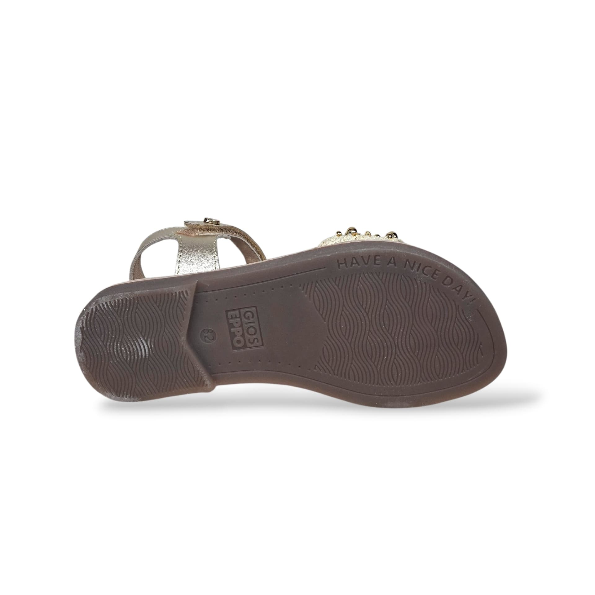 Sandali Ragazza GIOSEPPO BROSARP 78880 – Oro in Pelle Premium | Velcro per un Look Glamour e Prezioso - 5
