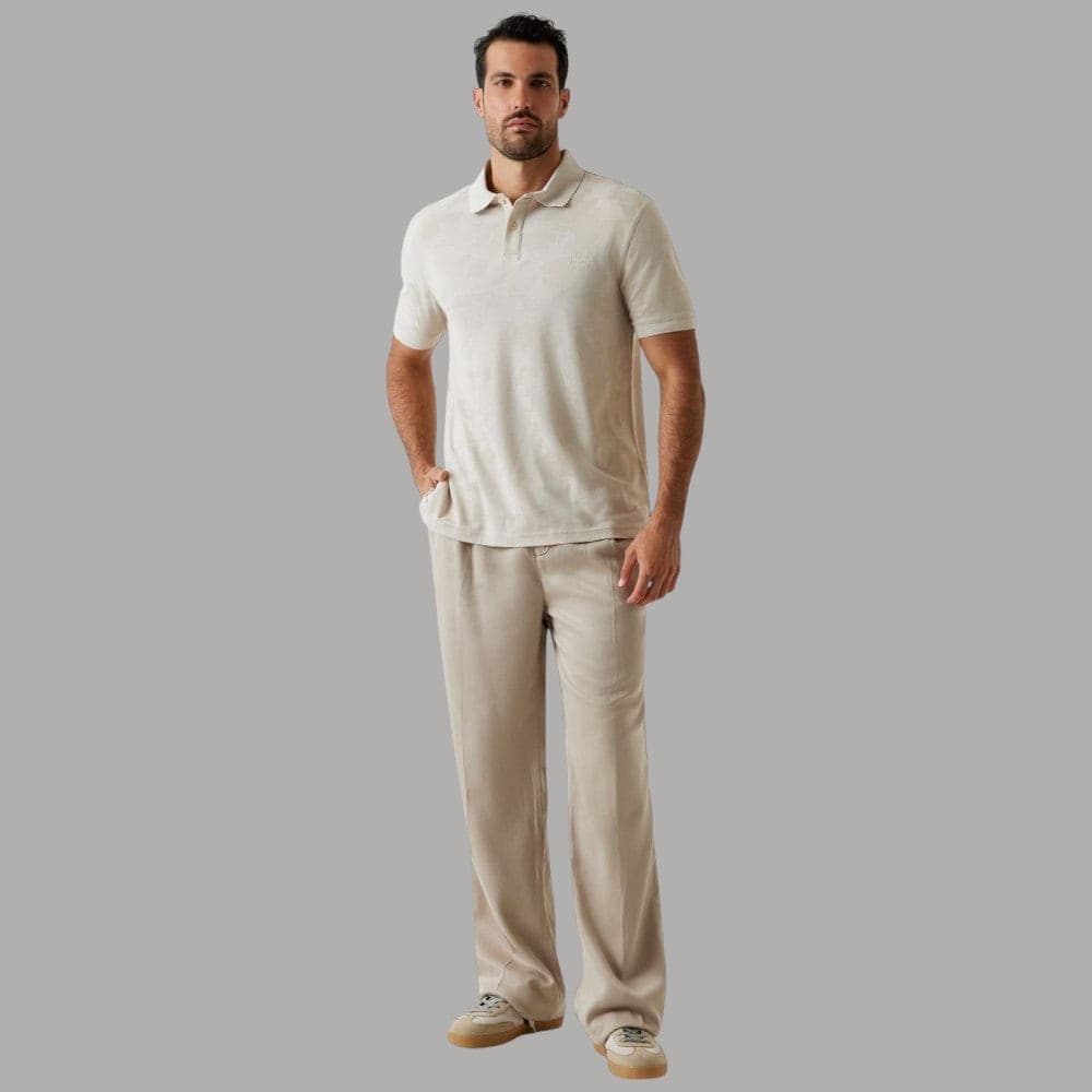 Guess Polo Uomo Jacquard in Modal, Vestibilità Regular Fit - 4