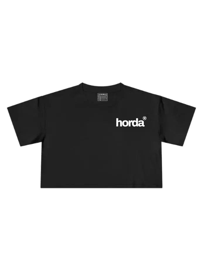T-Shirt Donna Human Case Boxy Fit Cropped 100% Cotone Made in Italy - 4