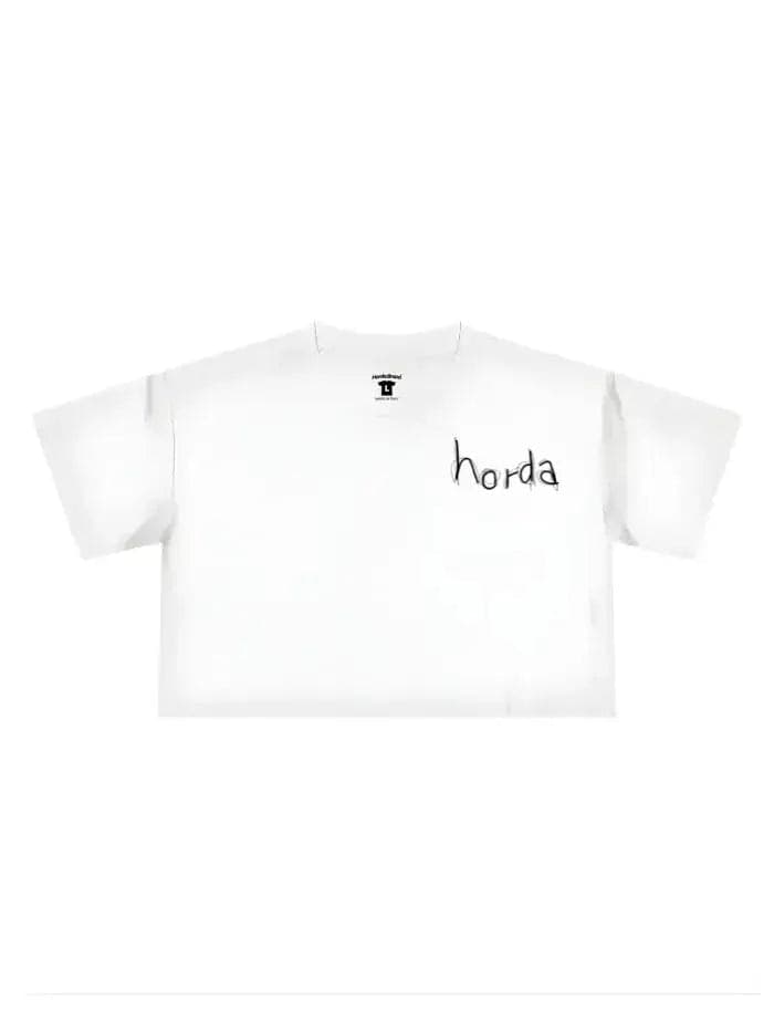 T-Shirt Donna Cropped 200gsm Made in Italy Life - 3