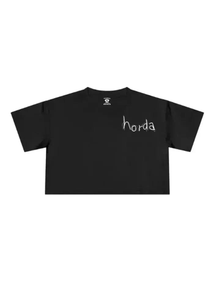 T-Shirt Donna Cropped 200gsm Made in Italy Life - 4