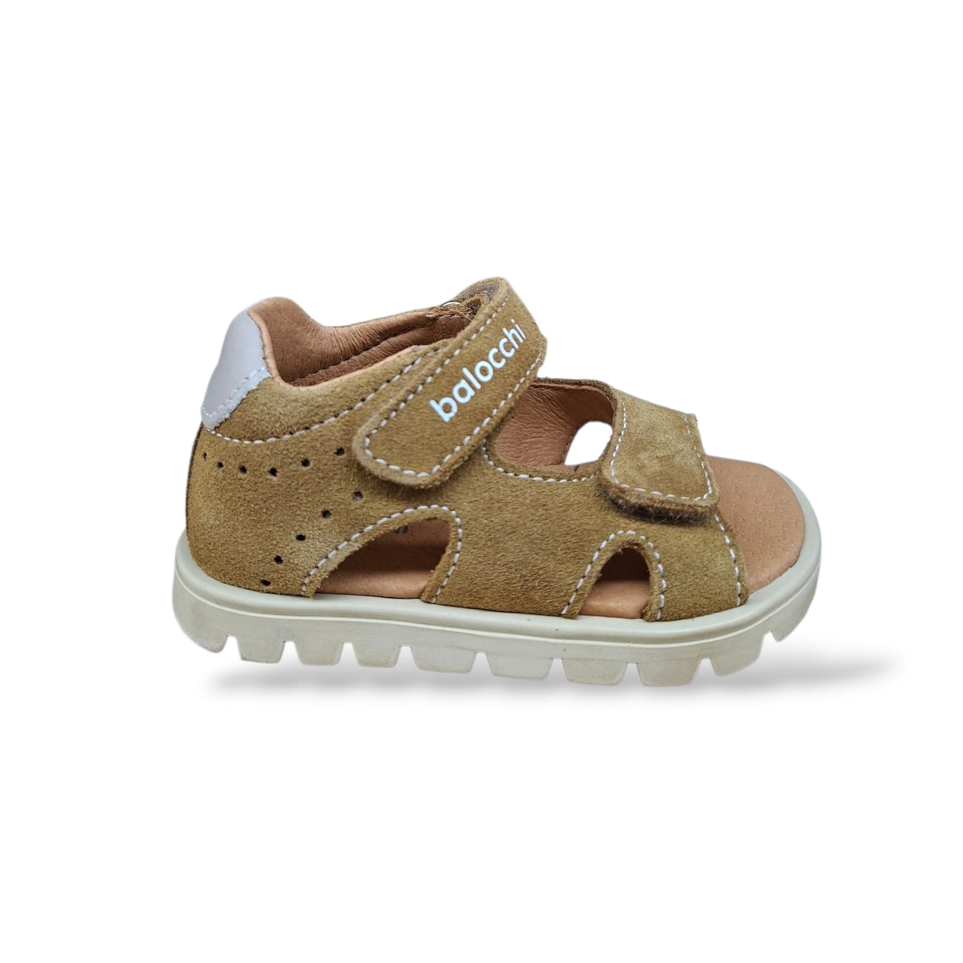 Sandali Tallonati Primi Passi Balocchi Bart 163514 Beige Scuro – Pelle Velcro Bambini - 6