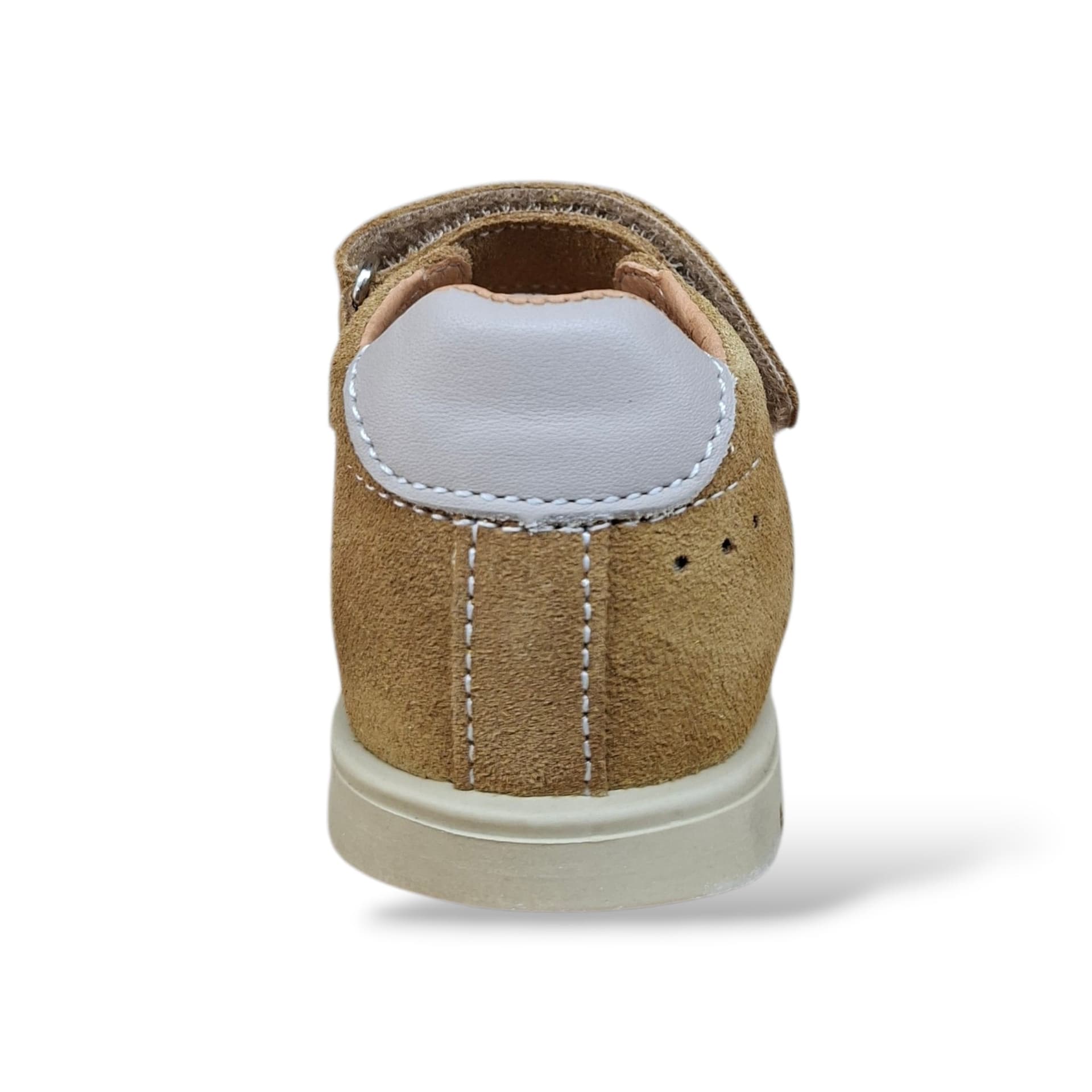 Sandali Tallonati Primi Passi Balocchi Bart 163514 Beige Scuro – Pelle Velcro Bambini - 3