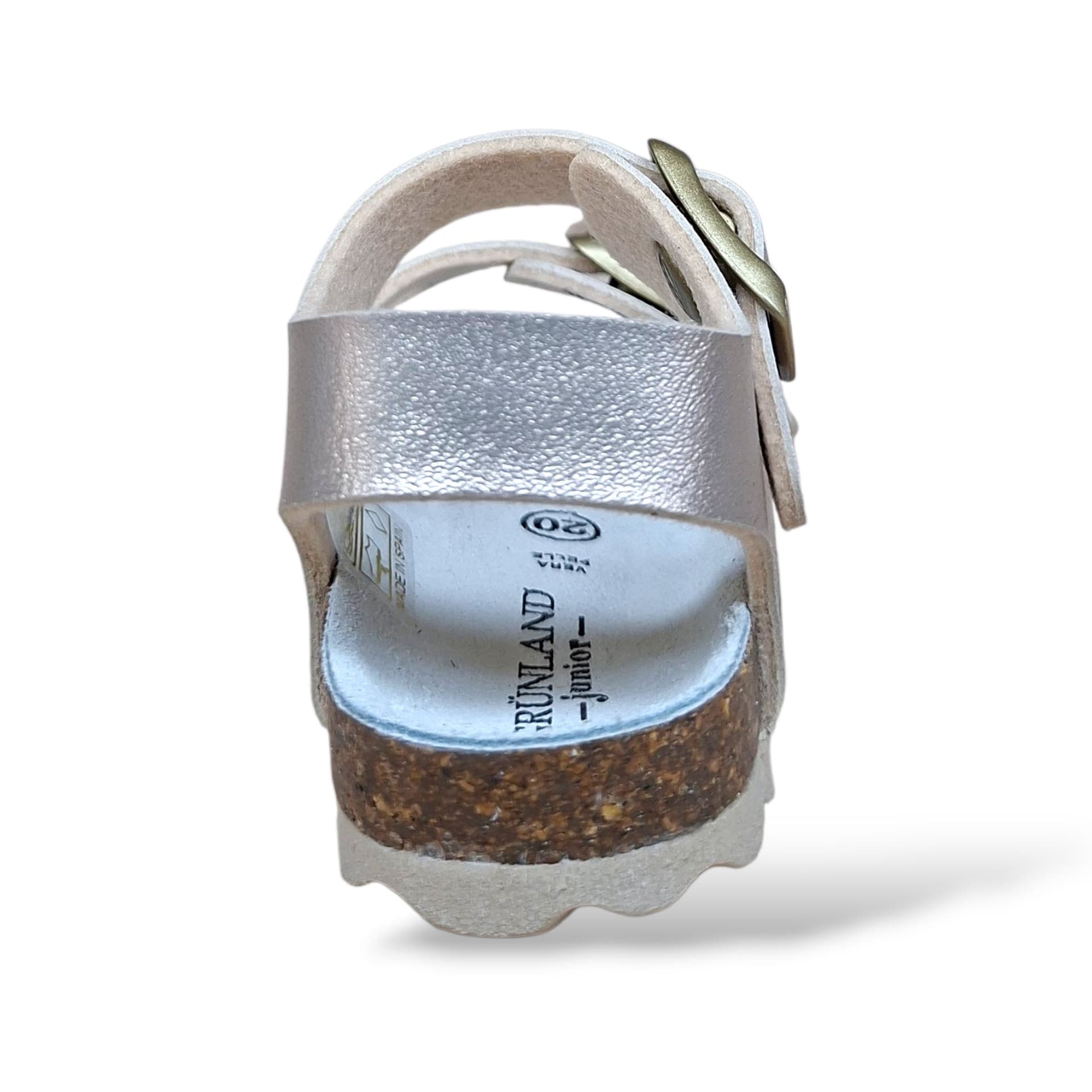 Sandalo Bio Sughero Bambine Grunland Junior Aria Sabbia – Primi Passi Fibia EVA - 3