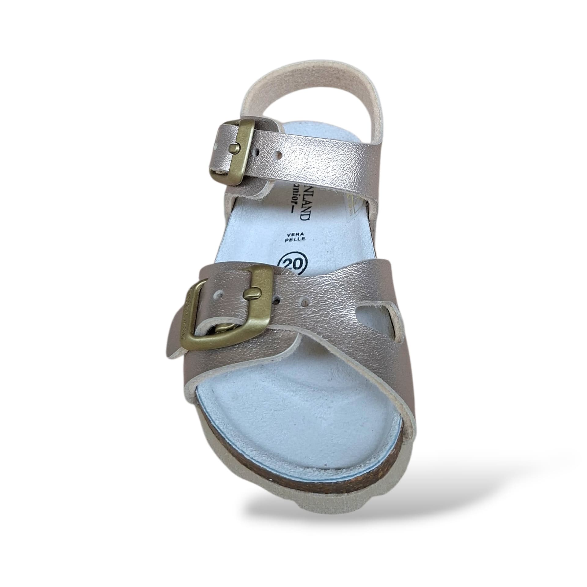 Sandalo Bio Sughero Bambine Grunland Junior Aria Sabbia – Primi Passi Fibia EVA - 4