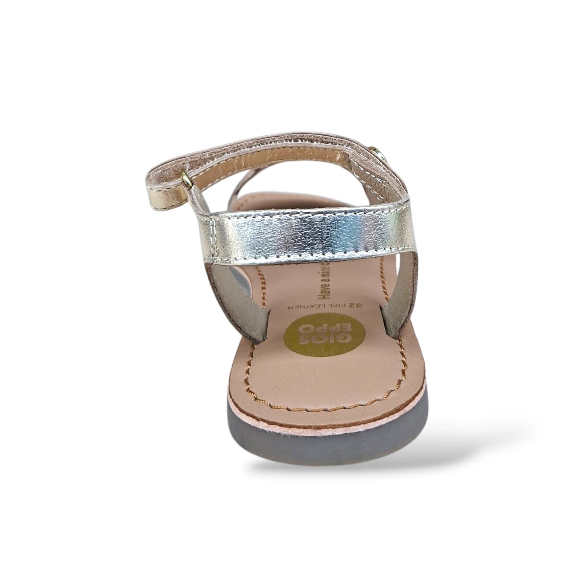 Sandali Ragazza Gioseppo STARTHAM 79282 – Oro con Velcro | Glamour Caldo e Prezioso per Ogni Grande Occasione - 3