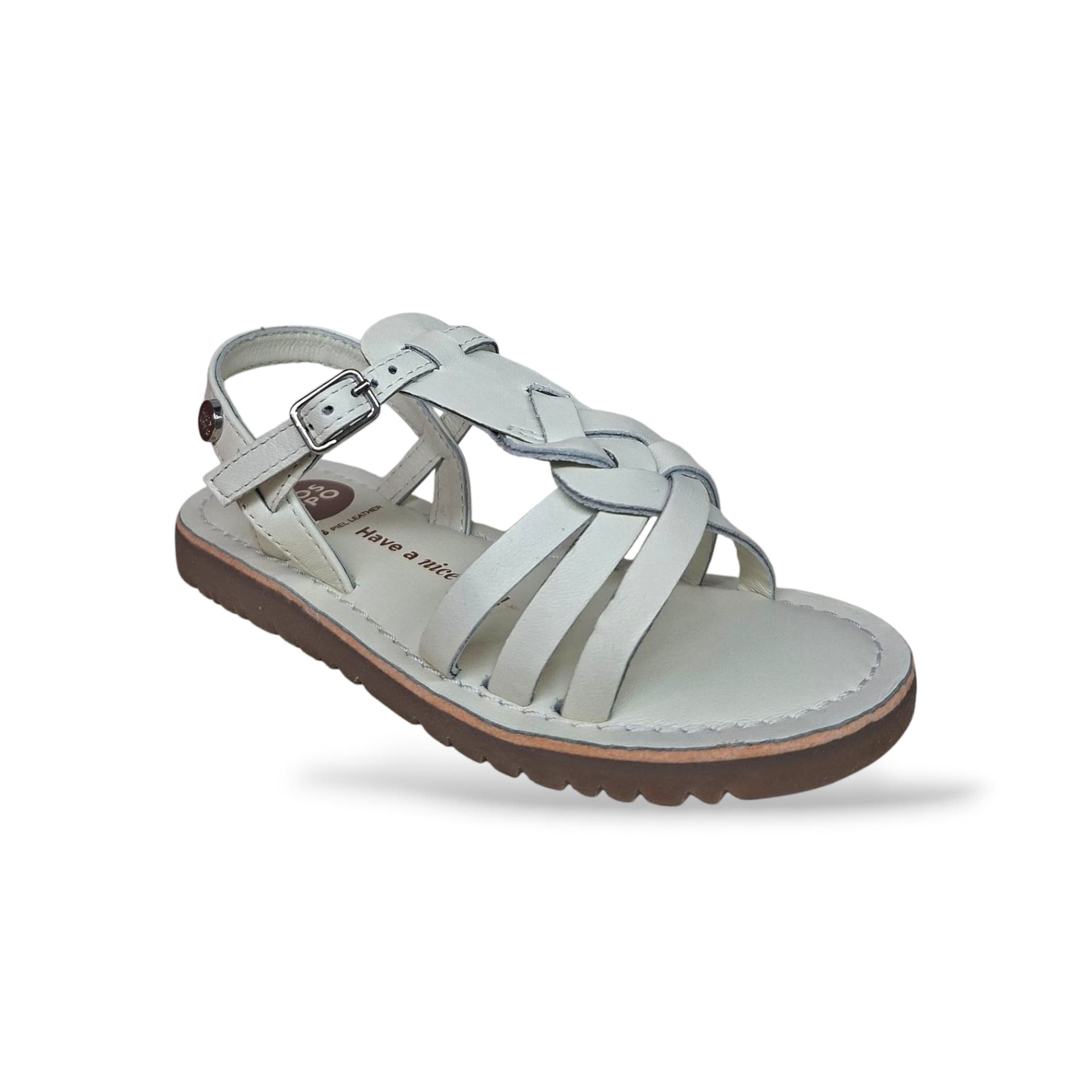 Sandali Bambina GIOSEPPO BEARSDEN 78905 – Bianco in Pelle | Fibia per Cerimonia e Ogni Occasione Speciale - 2