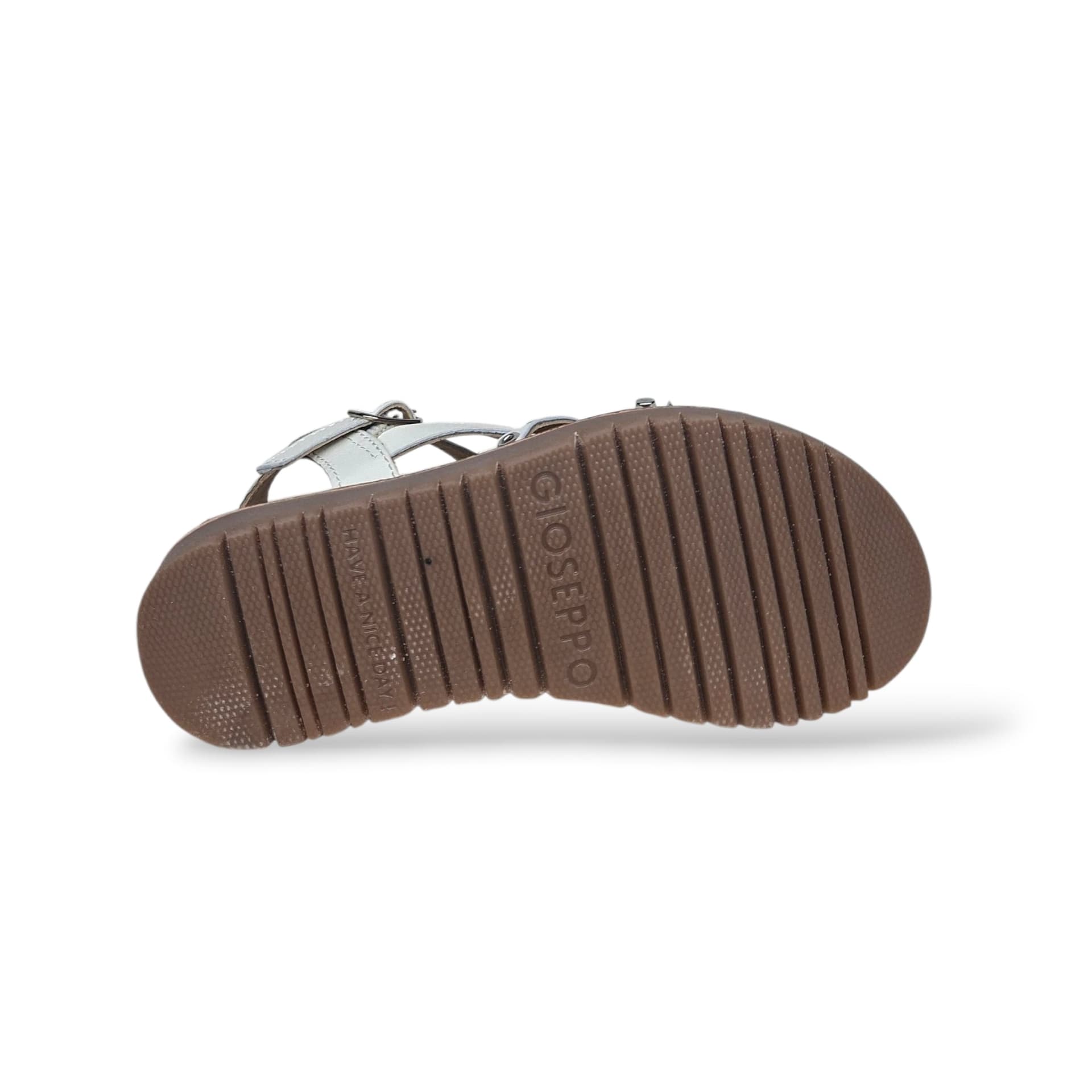 Sandali Bambina GIOSEPPO AWASI 78907 – Bianco in Pelle | Fibia per Cerimonia e Ogni Occasione Speciale - 5