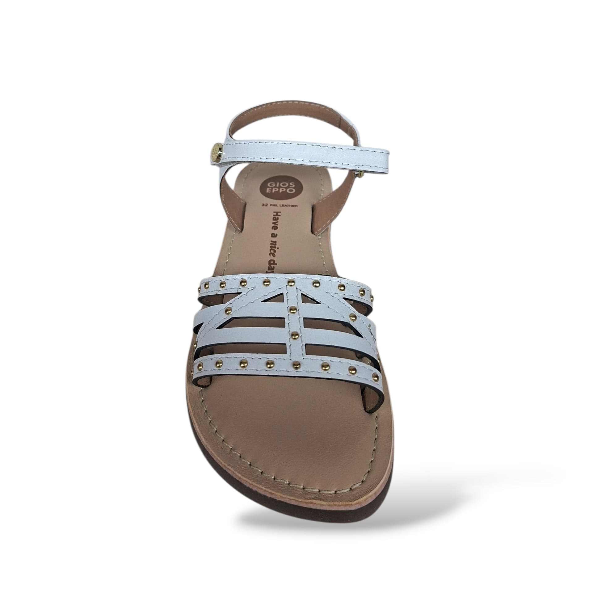 Sandali Ragazza GIOSEPPO YSTAD 78944 – Bianco in Pelle | Velcro per un Look Fresco e Moderno - 4
