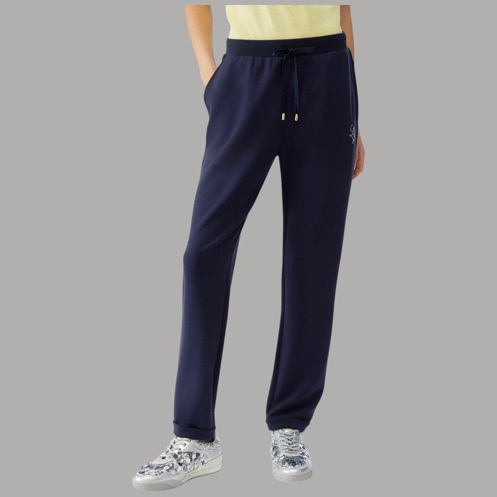 Pantaloni Liu Jo Scuba con Logo Ricamato e Cintura Elastica - 6