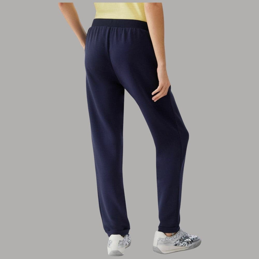 Pantaloni Liu Jo Scuba con Logo Ricamato e Cintura Elastica - 2