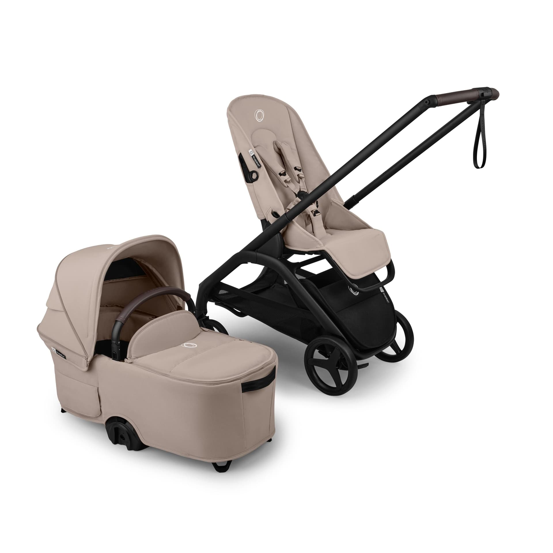 Passeggino 2 in 1 Bugaboo Dragonfly Plus – Desert Taupe