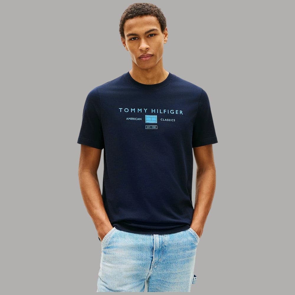 Tommy Hilfiger T-shirt Cotone Regular Fit con Logo Iconico - 1
