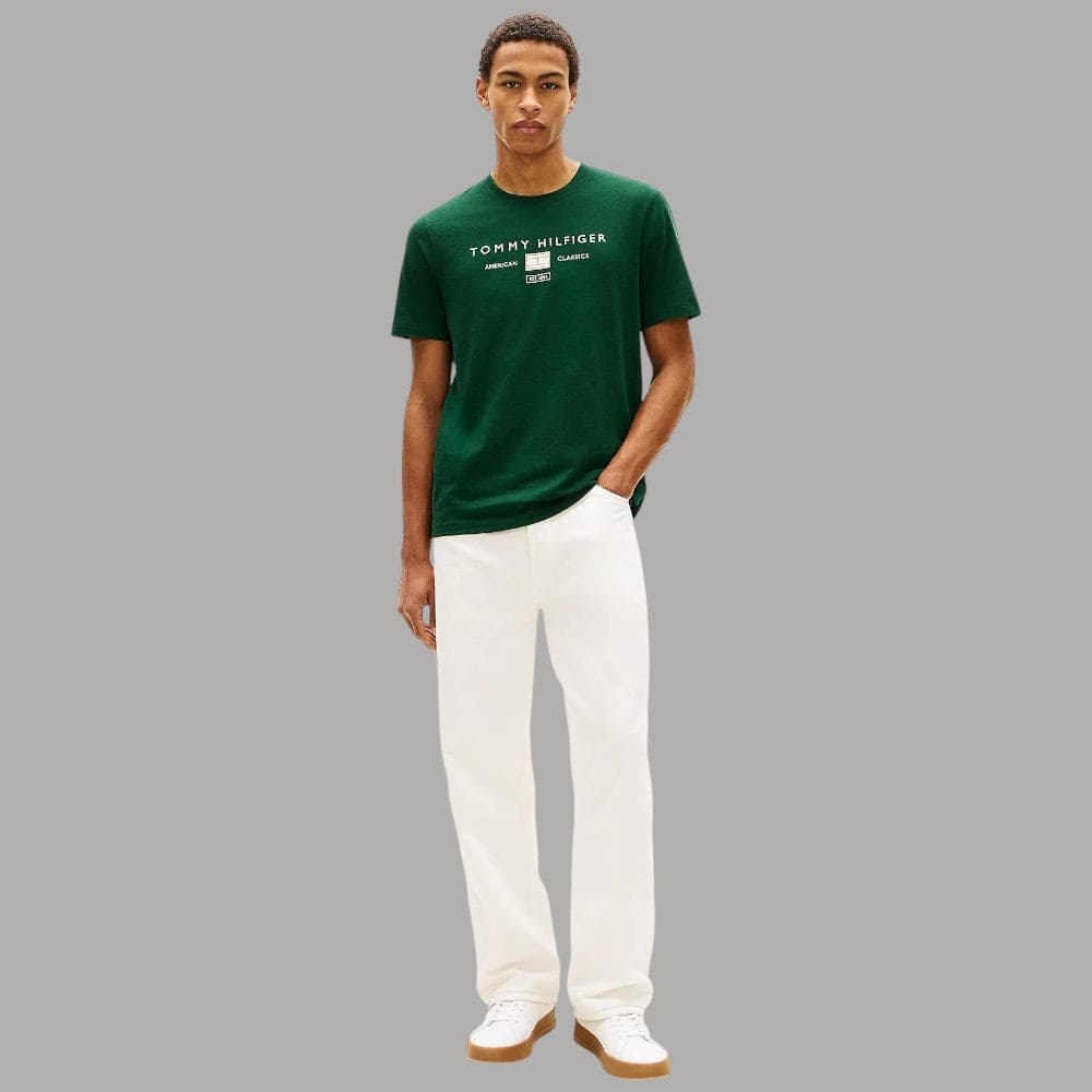 Tommy Hilfiger T-shirt Cotone Regular Fit con Logo Iconico - 7