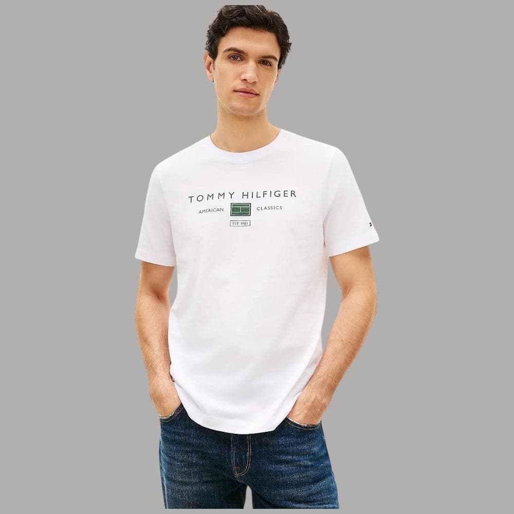 Tommy Hilfiger T-shirt Cotone Regular Fit con Logo Iconico - 9