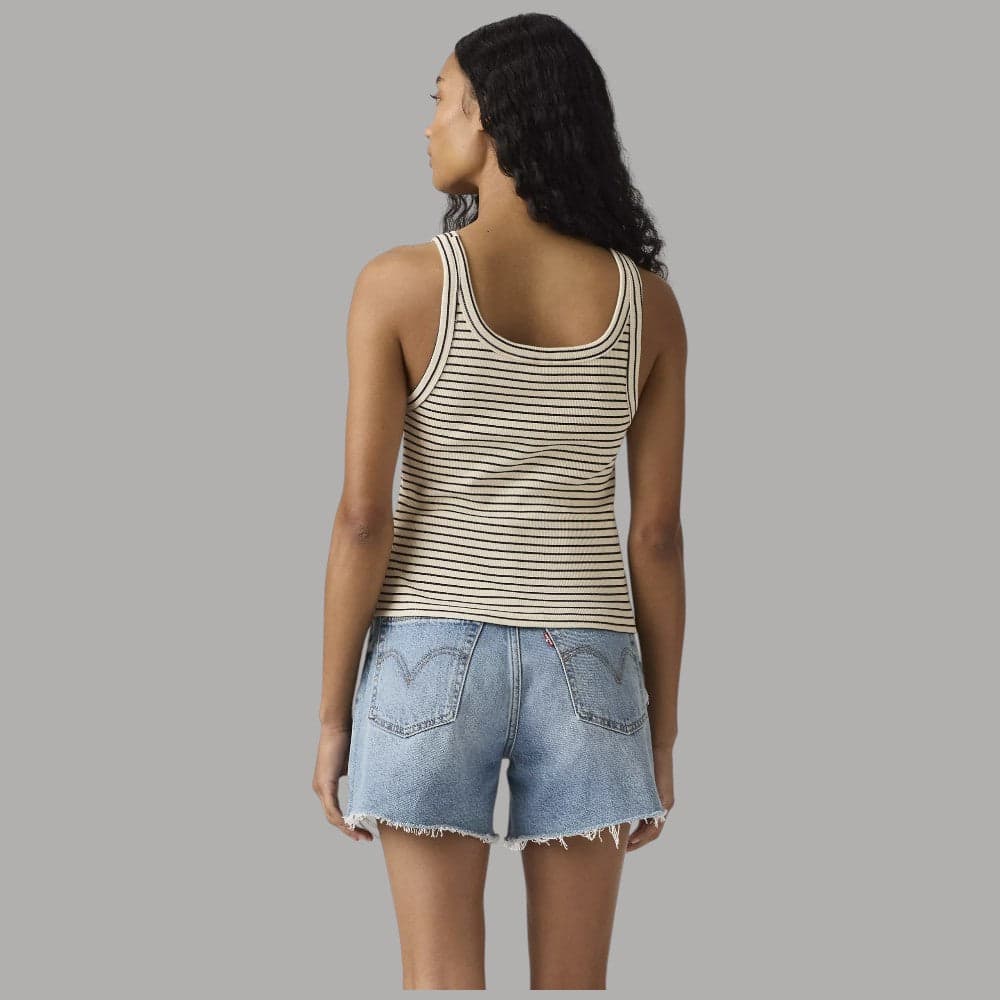 Canotta Levi's Slim a Righe in Morbida Maglia Coste - 2