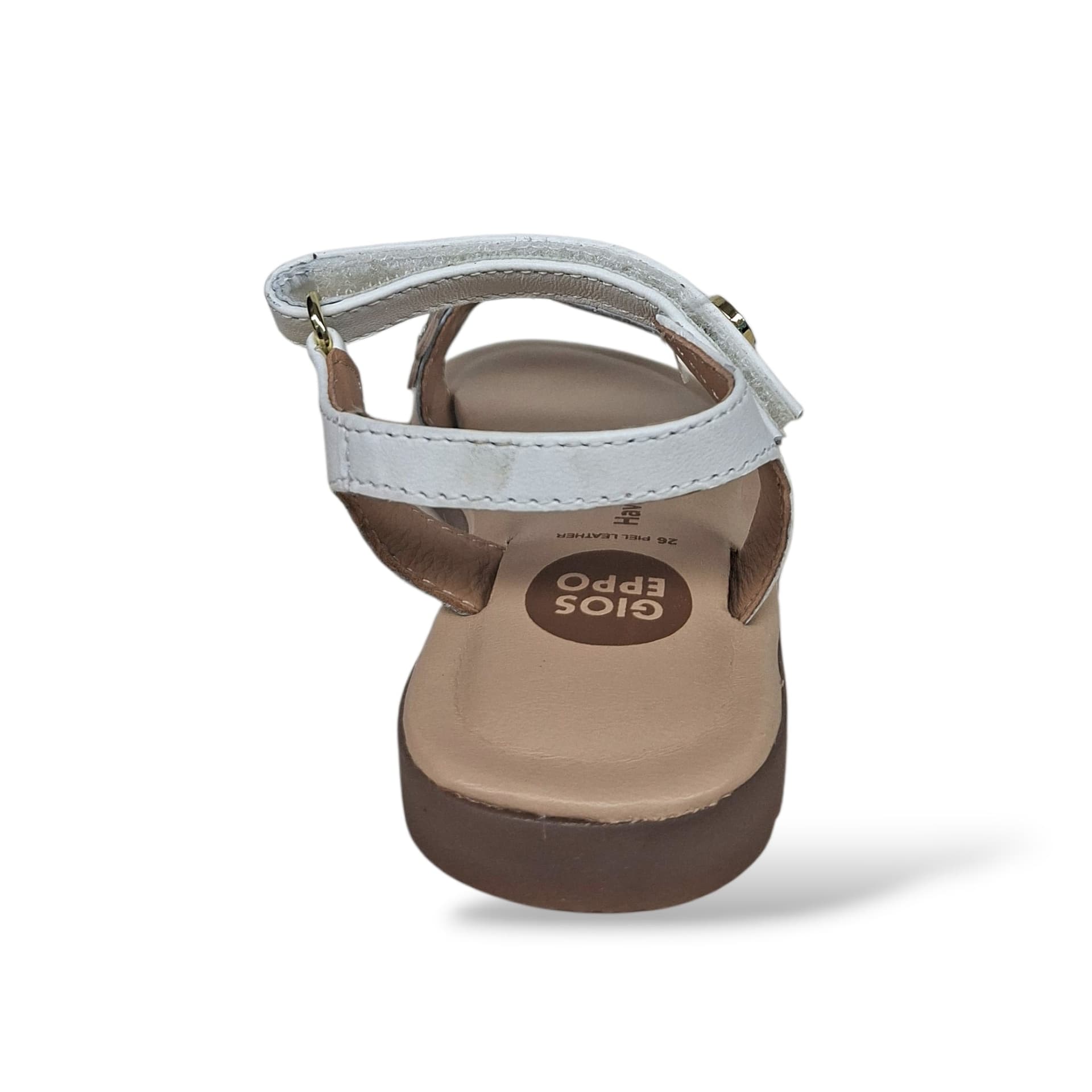 Sandali Bambina GIOSEPPO GRADINA 78825 – Bianco in Pelle Premium | Velcro per un Look Elegante dalla 26 alla 39 - 3