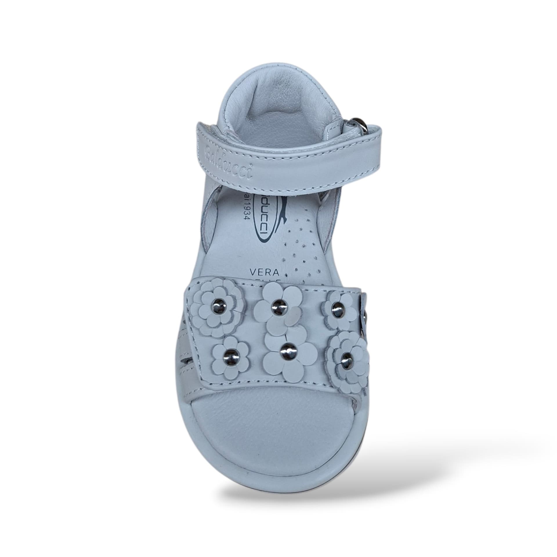 Sandali Tallonati Primi Passi Balducci Cita 6984 Bianco – Pelle con Velcro - 4