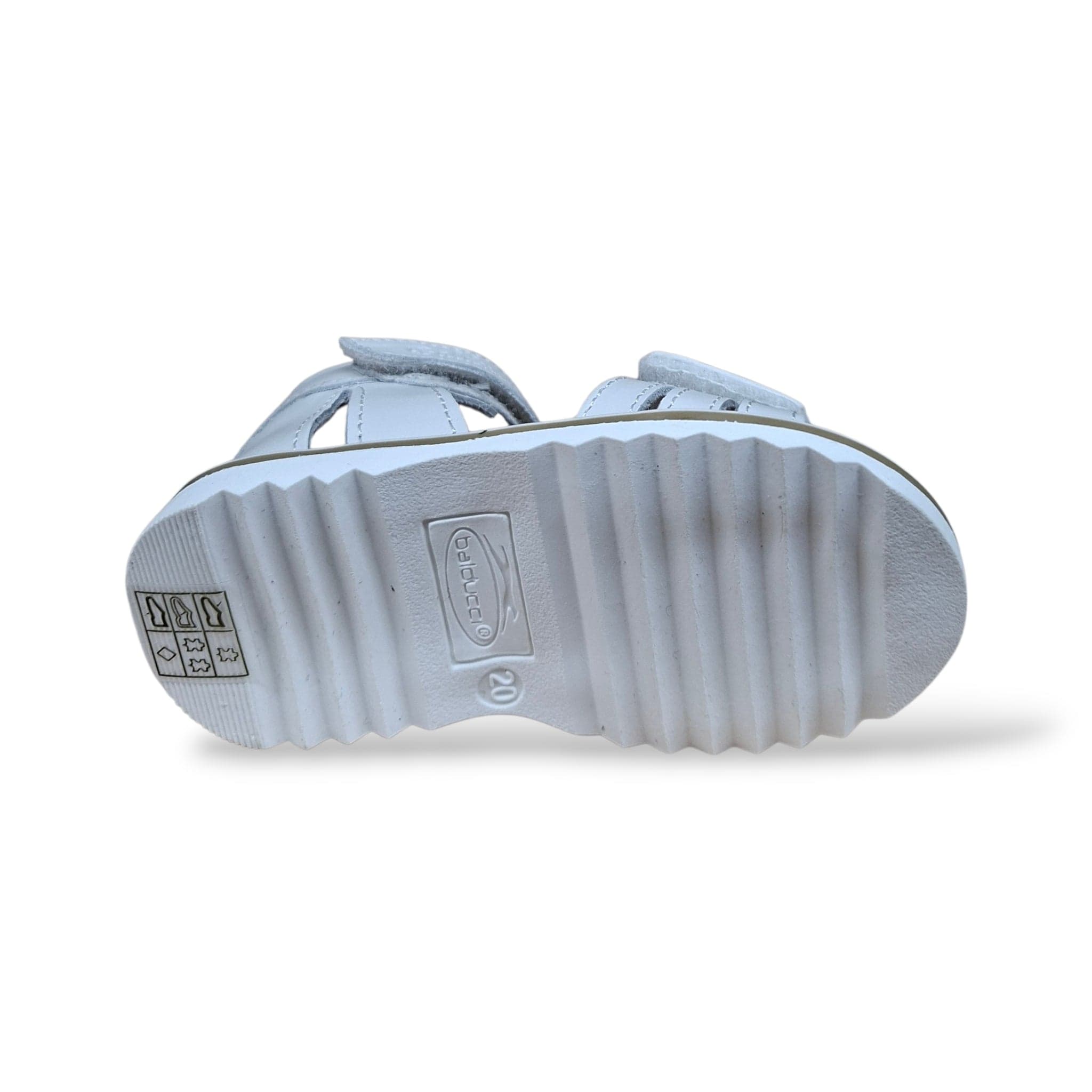 Sandali Tallonati Primi Passi Balducci Cita 6984 Bianco – Pelle con Velcro - 5