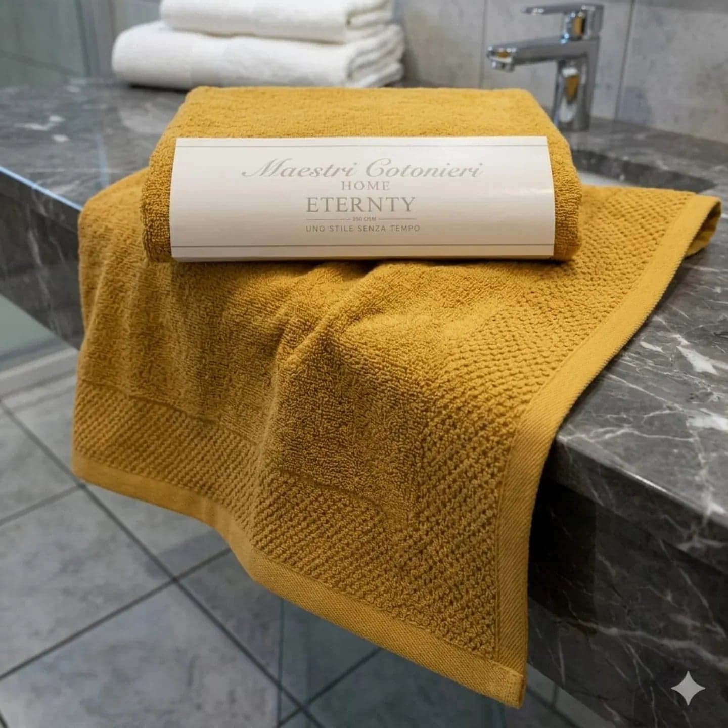 Telo Bagno Maestri Cotonieri Eternity 90x140 cm in Spugna di Cotone - 27