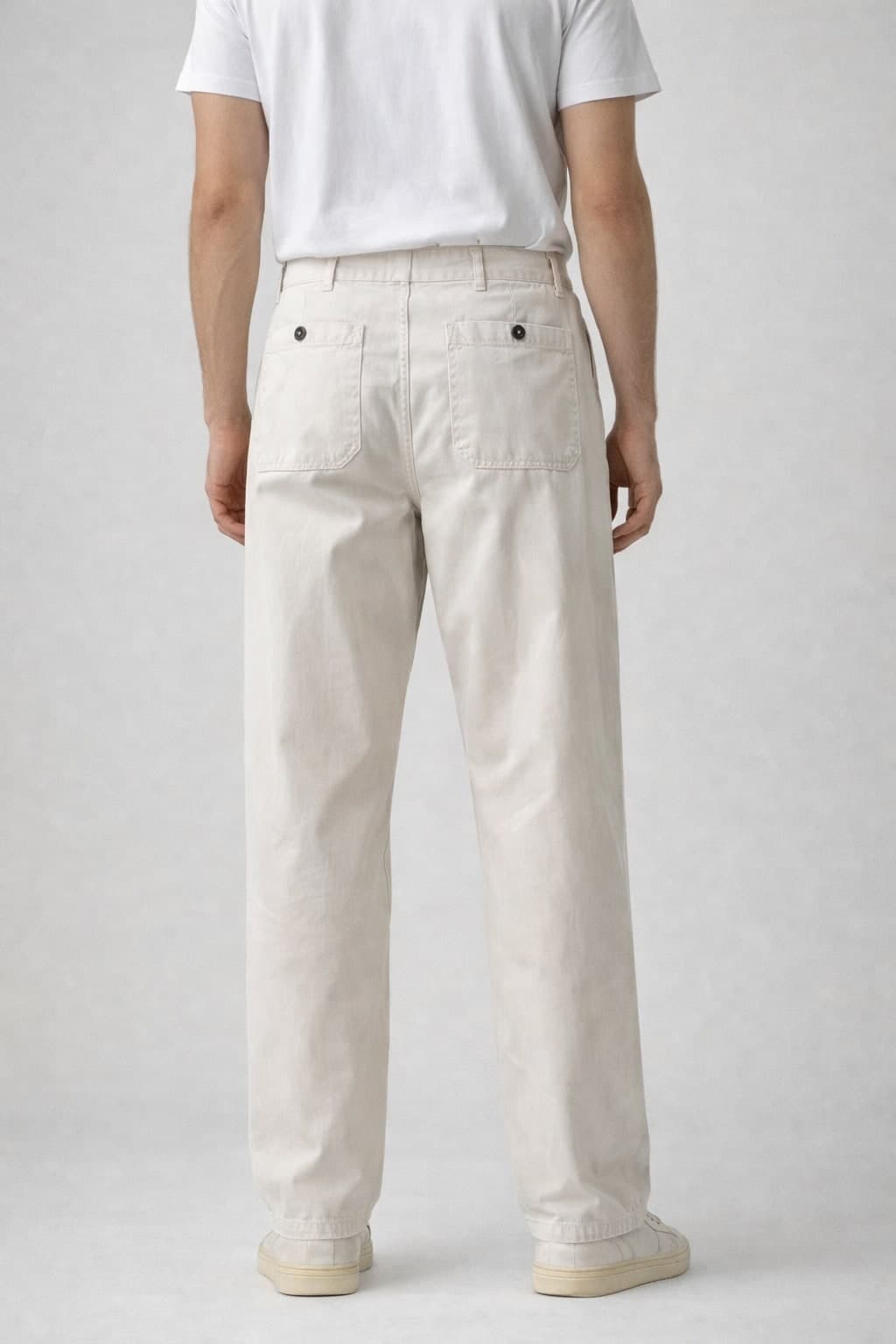 Pantalone wide leg canvas - 2