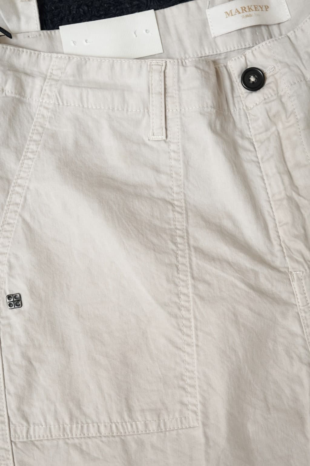 Pantalone wide leg canvas - 3