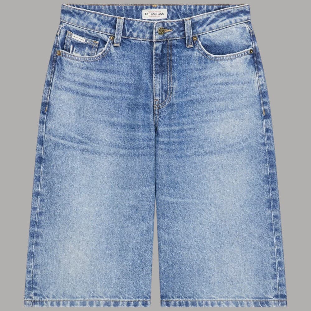 Shorts Guess GJ Donna in Denim Baggy con Stile Ampio e Comodo - 5