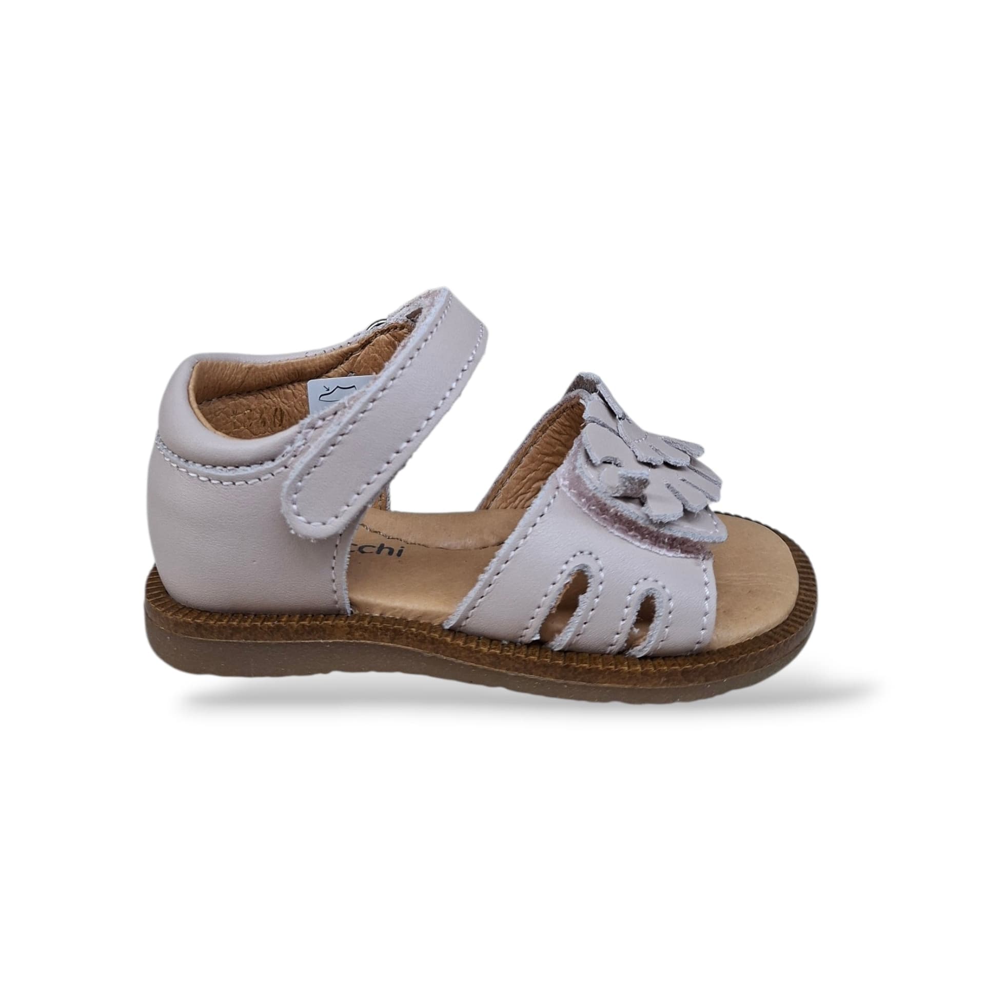Sandali Tallonati Primi Passi Balocchi Paris 161340 Cipria – Pelle Velcro Bambine - 6