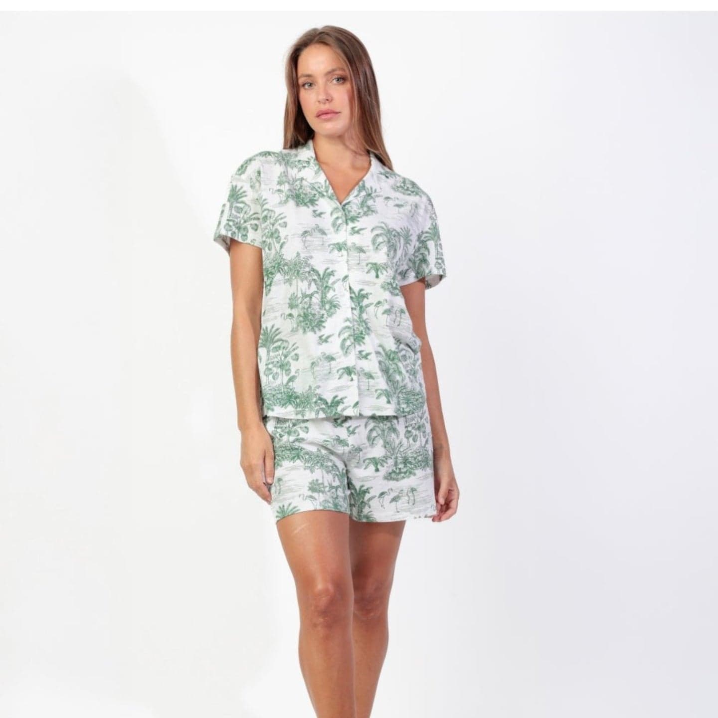 Pigiama Donna Admas 64129 Summer Paradise con Pantaloncino Primavera/Estate - 4