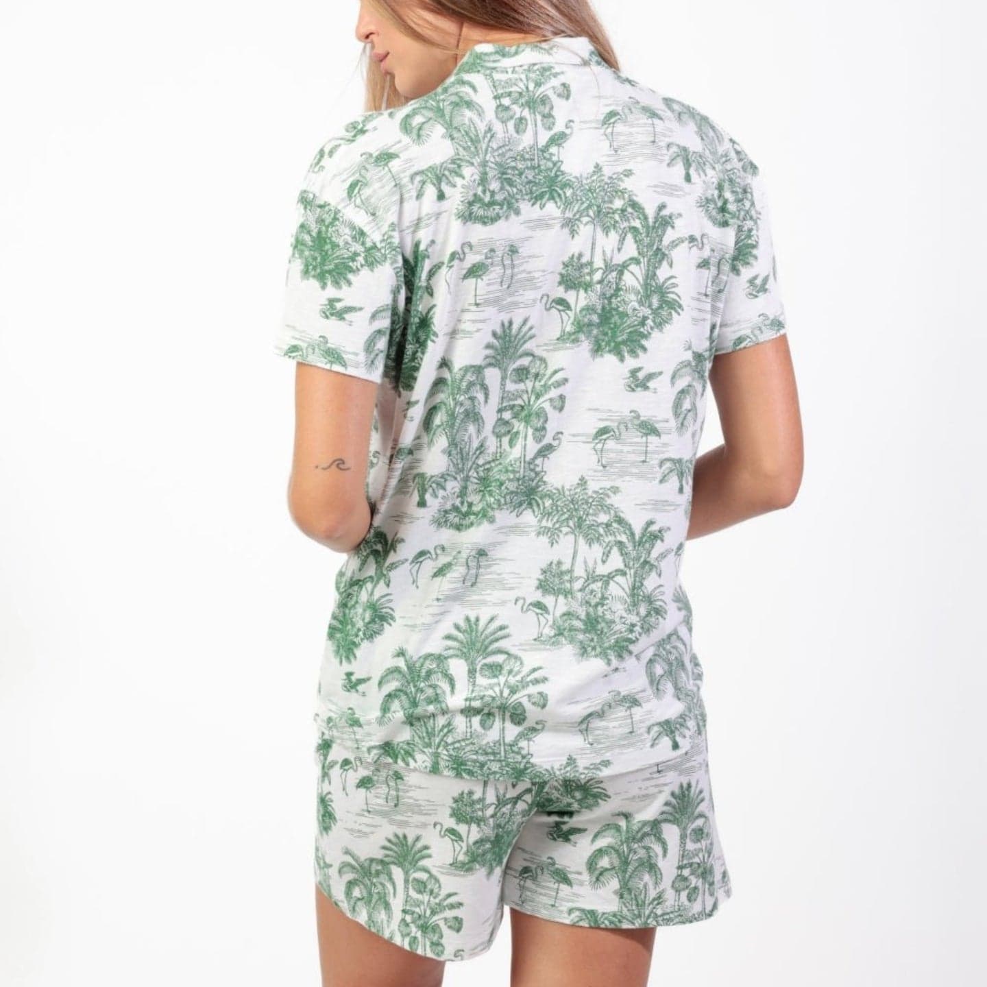 Pigiama Donna Admas 64129 Summer Paradise con Pantaloncino Primavera/Estate - 3