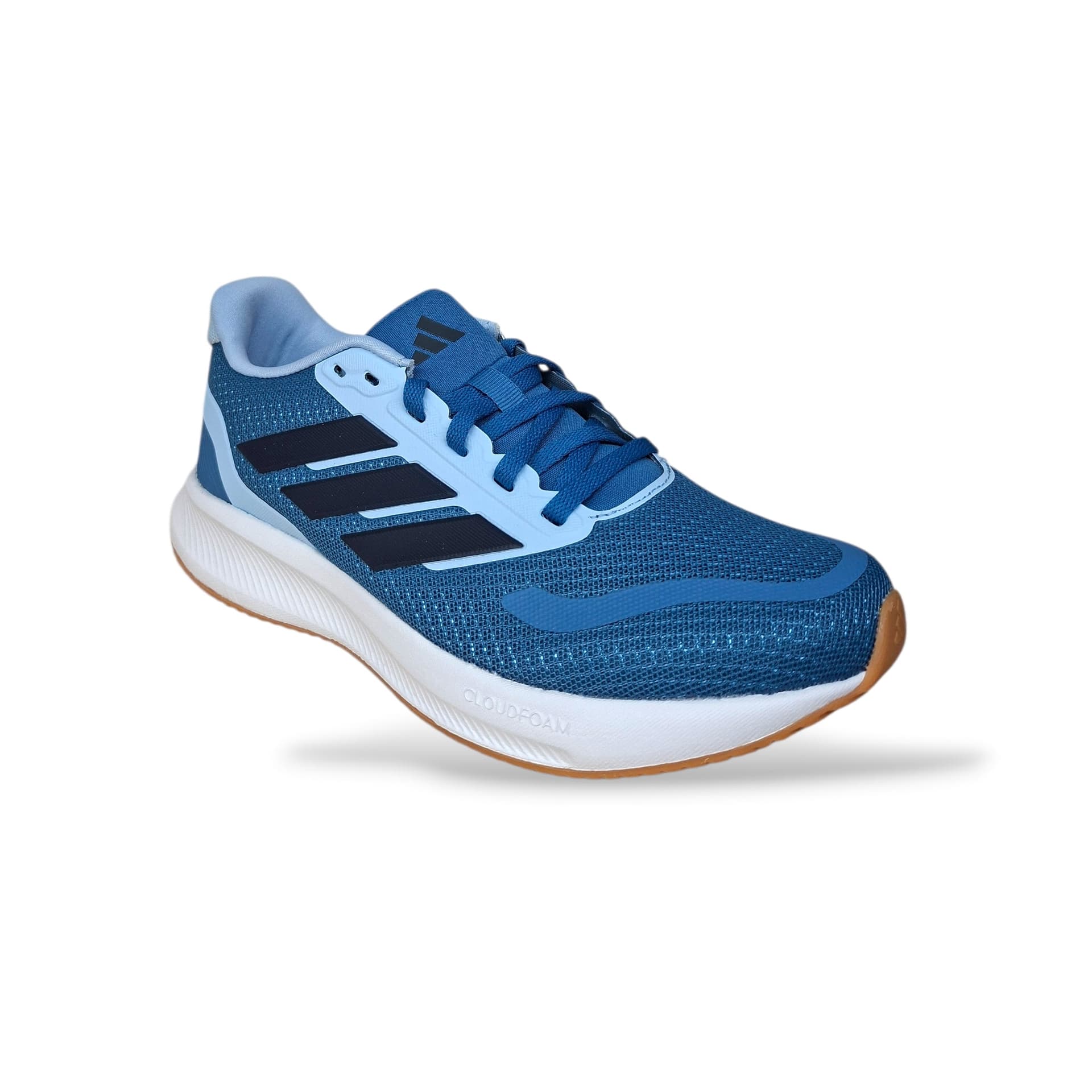 Sneakers Bambino Adidas Runfalcon JP9390 Blu Celeste Nero | Comfort e Stile Sportivo - 2