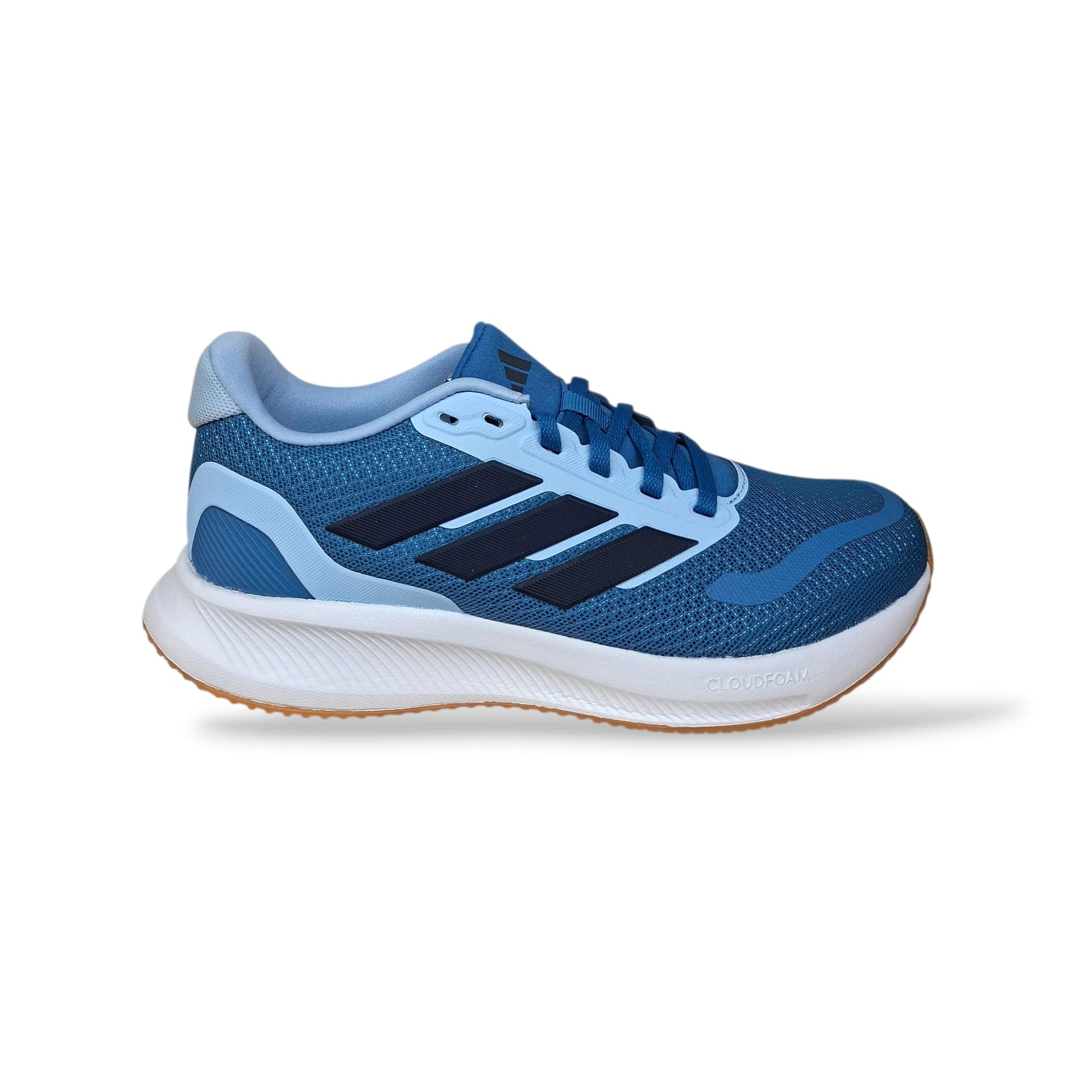 Sneakers Bambino Adidas Runfalcon JP9390 Blu Celeste Nero | Comfort e Stile Sportivo - 6