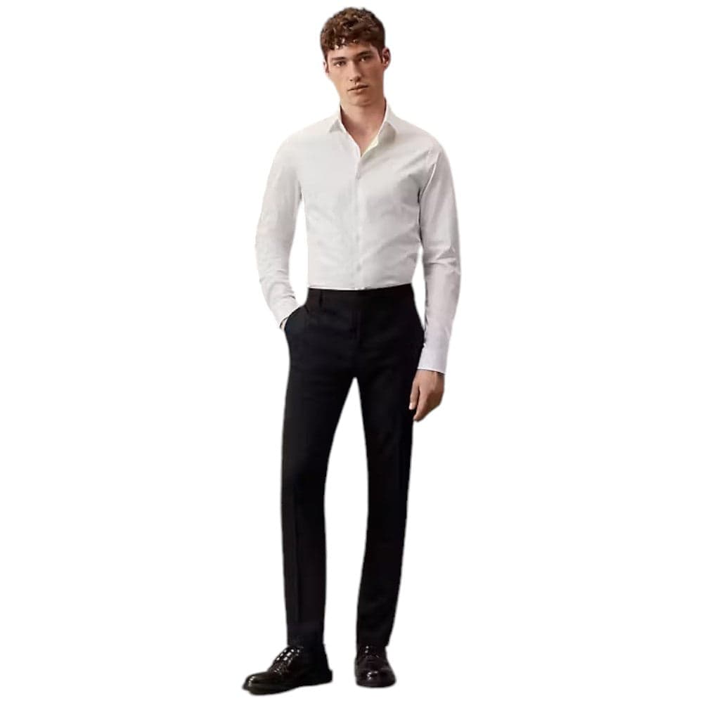 Calvin Klein camicia bianco panna slim fit K10K108229 - 5