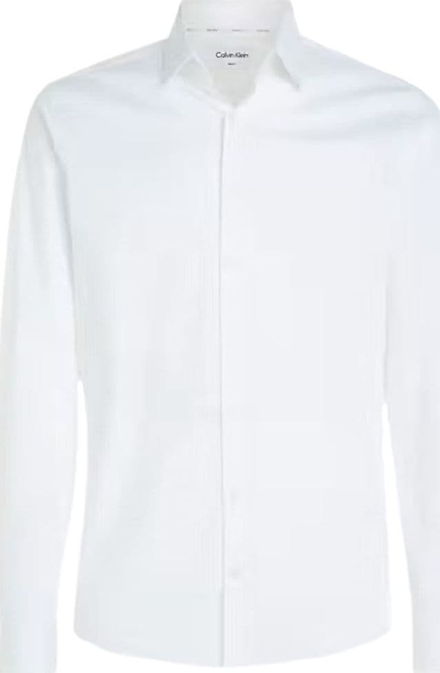 Calvin Klein camicia bianco panna slim fit K10K108229 - 4