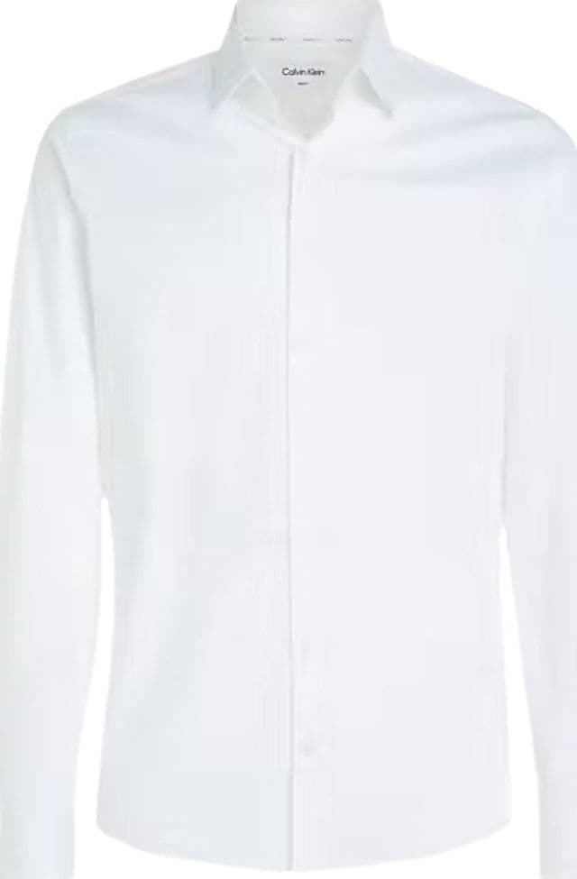 Calvin Klein camicia bianco panna slim fit K10K108229 - 4