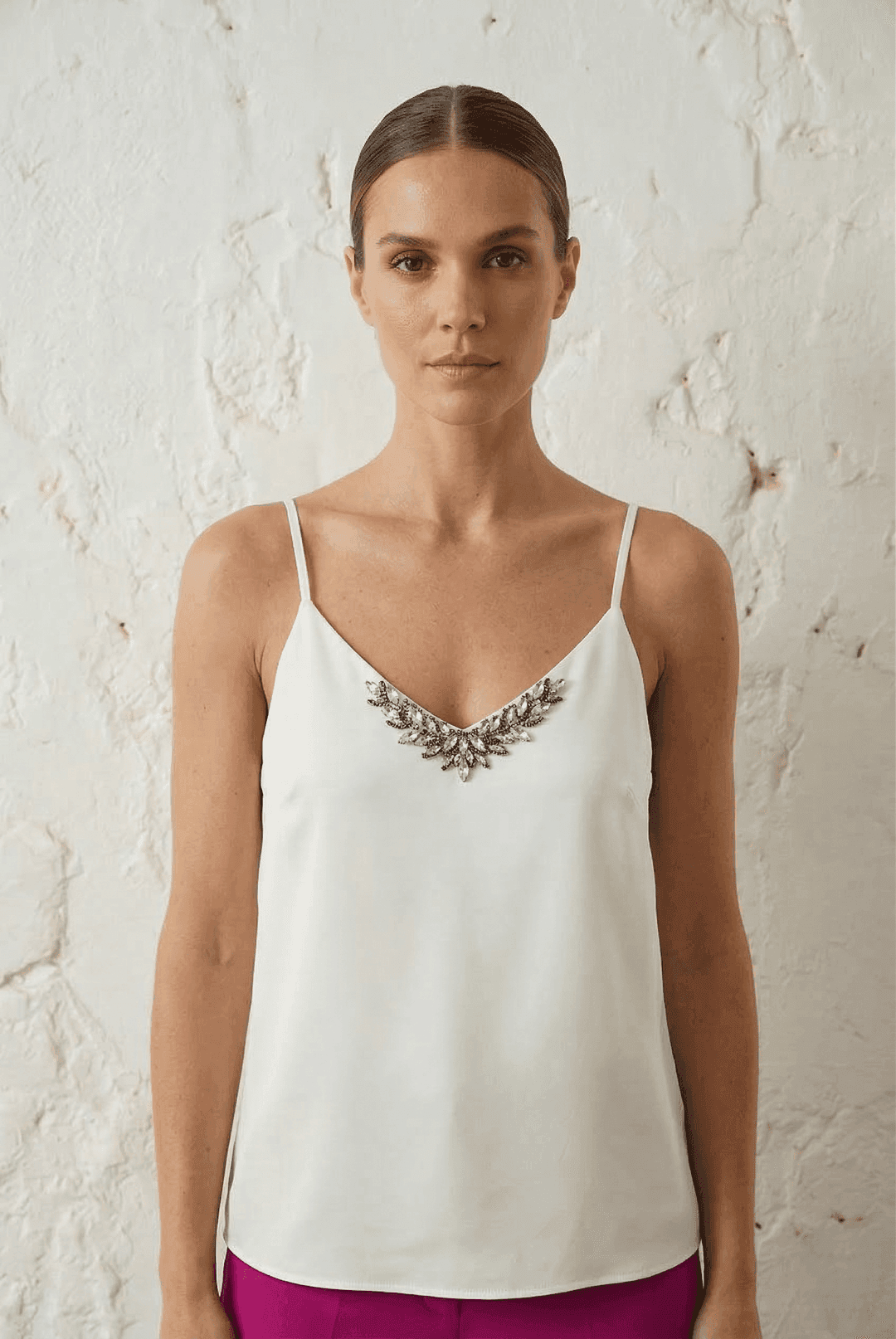 Top bretelle con scollo - 2
