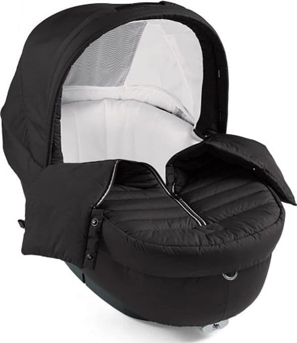 Trio Peg Perego passeggino book black shine + Seggiolino auto e navicella con borsa SET Elite Primo Viaggio SL Breeze Noir - 2