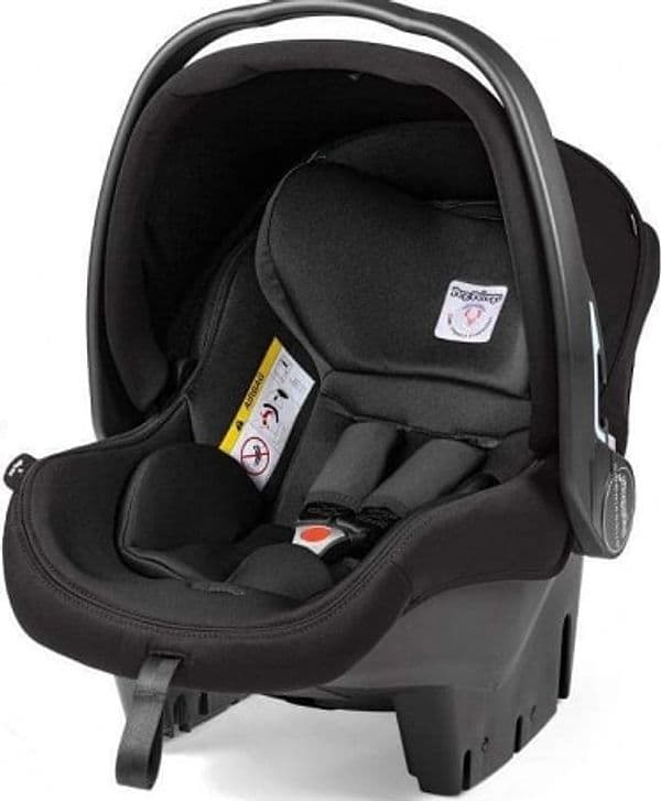 Trio Peg Perego passeggino book black shine + Seggiolino auto e navicella con borsa SET Elite Primo Viaggio SL Breeze Noir - 3