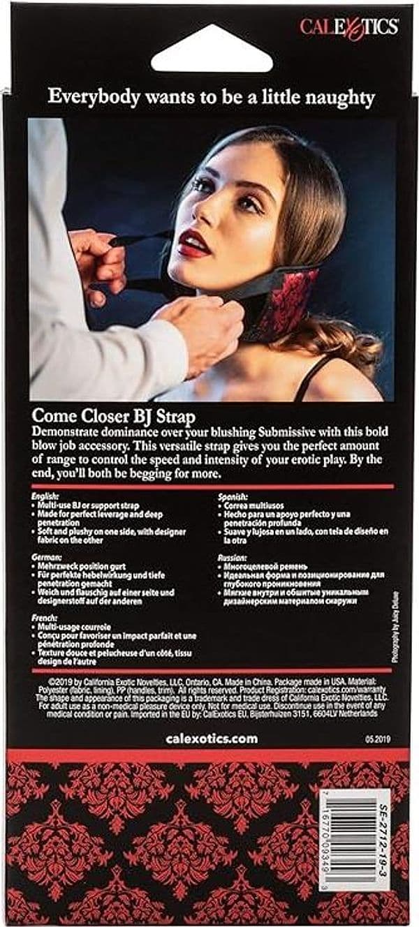 Scandal Come Closer BJ Strap Fascia Supporto Coppia con Maniglie Soft stampa - 4