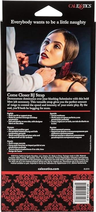 Scandal Come Closer BJ Strap Fascia Supporto Coppia con Maniglie Soft stampa - 4