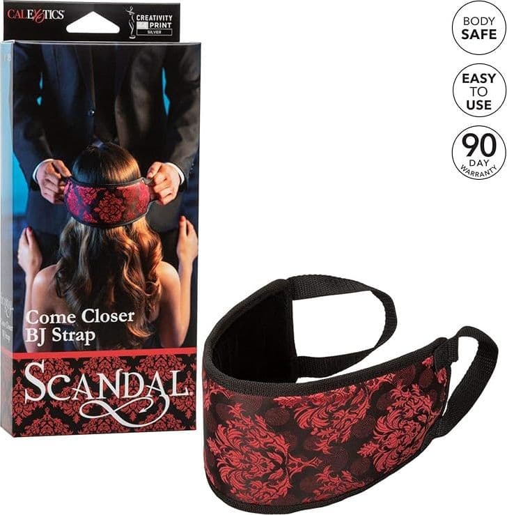 Scandal Come Closer BJ Strap Fascia Supporto Coppia con Maniglie Soft stampa - 6
